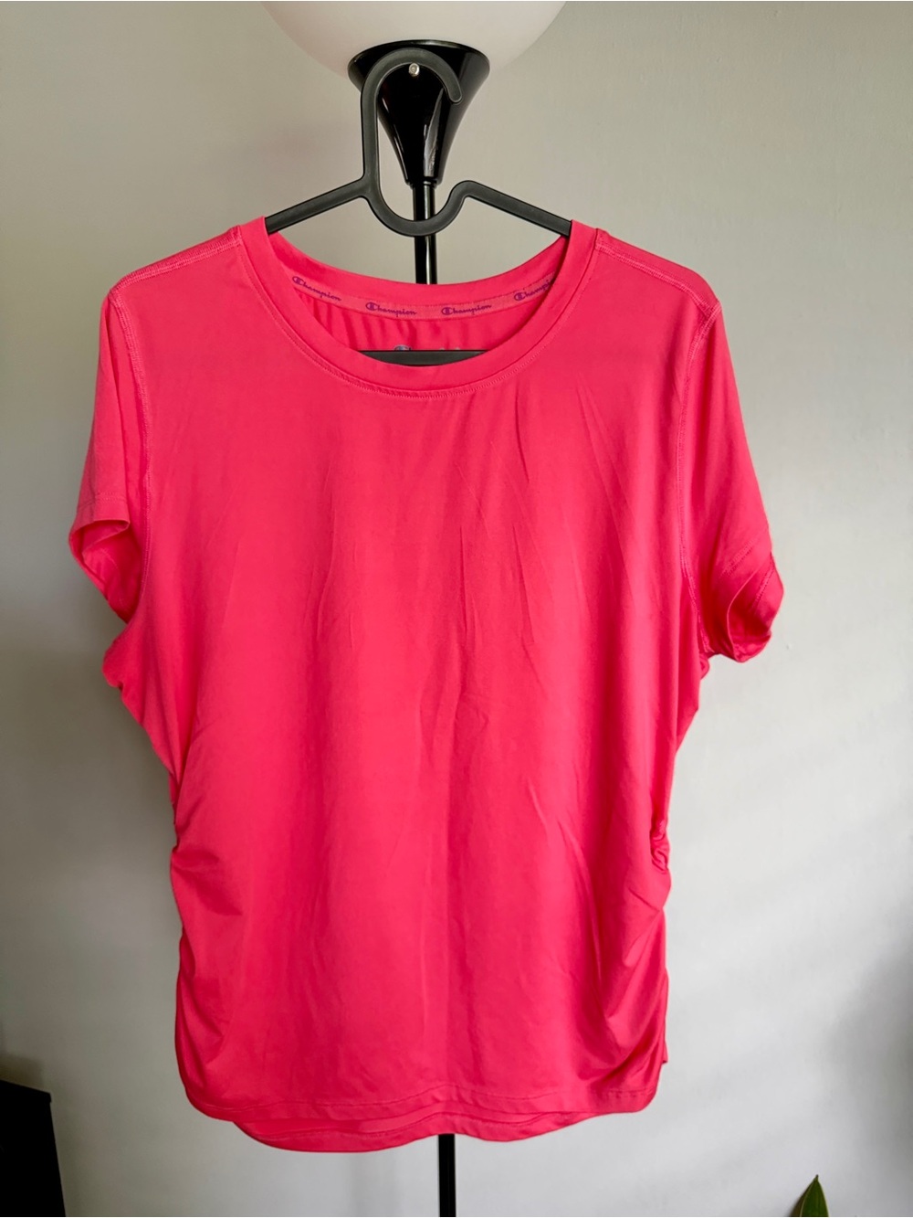 Champion | Women’s hot Pink Short Sleeve Athletic Tee | Size L